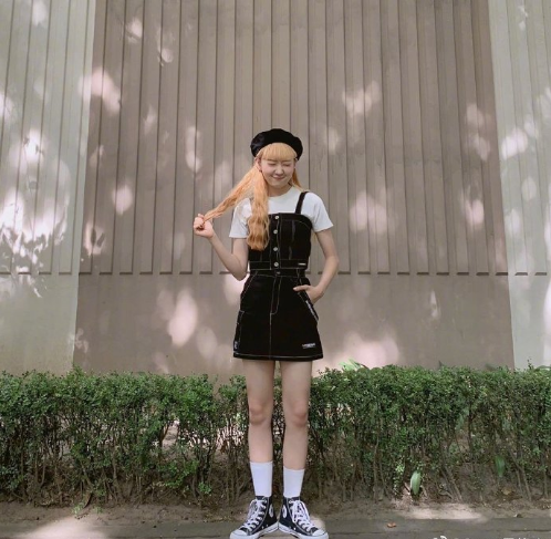 夏日美女图片 超有活力的少女学生穿搭参考 9