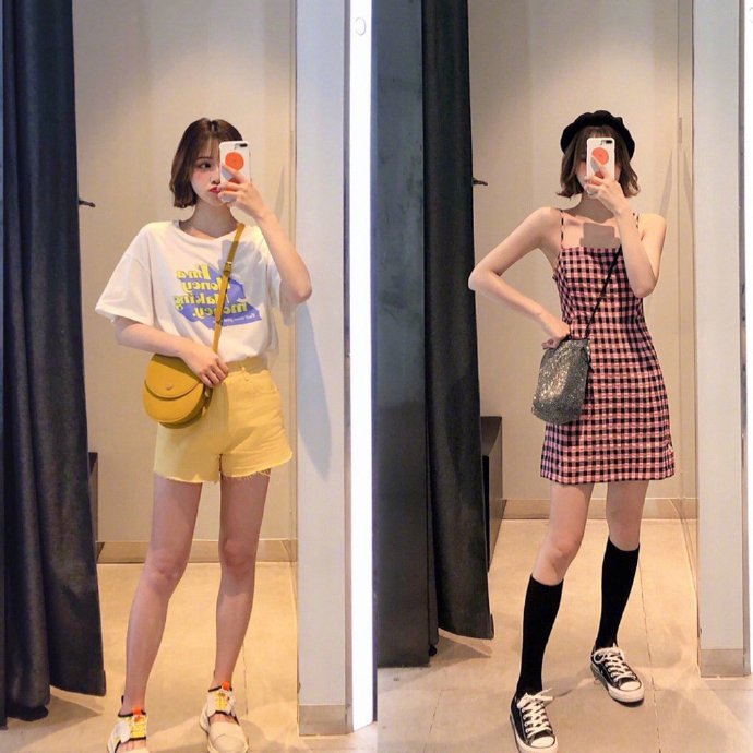 韩系少女感减龄装扮穿搭参考