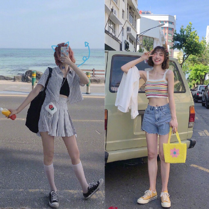 韩系少女感减龄装扮穿搭参考 8