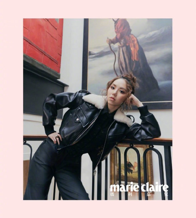 香港美女图片 香港女歌手邓紫棋《Marie Claire》封 6