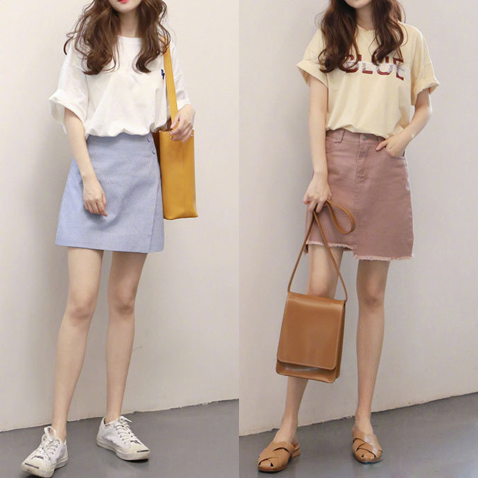 小清新美女图片 夏日休闲装扮温柔又舒服图片