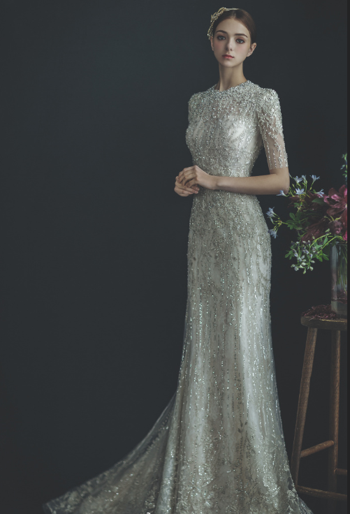 精致的芭比娃娃Clara Wedding 2019婚纱图片 5