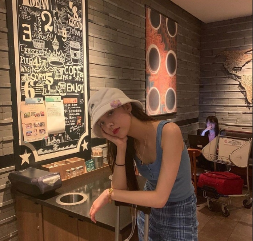 中国美女图片 内地女明星宋妍霏ins私服穿搭图片 6