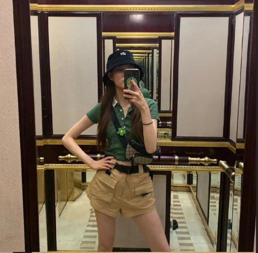中国美女图片 内地女明星宋妍霏ins私服穿搭图片 9