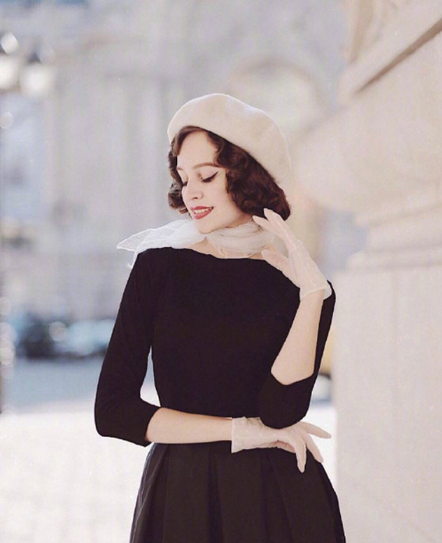 法国美女Daria Nelson复古图片 欧美美女图片 7