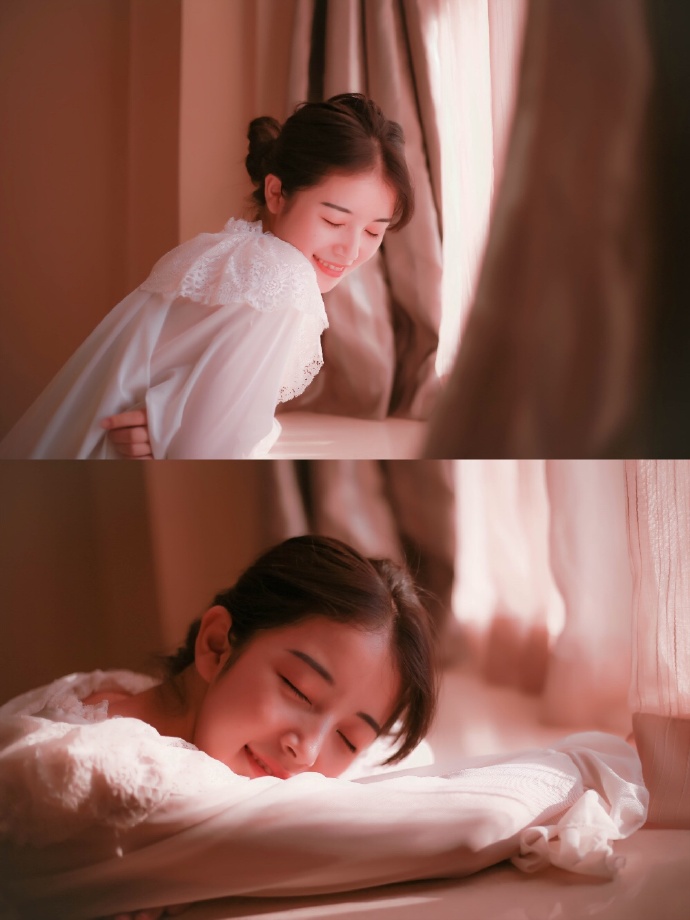 清纯少女朦胧美图片 长发美女图片 6