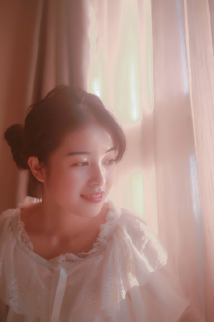 清纯少女朦胧美图片 长发美女图片 7