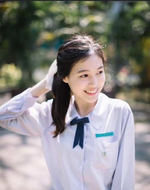 泰国美女图片 00后泰国女孩Loverrukk初恋脸图片 5