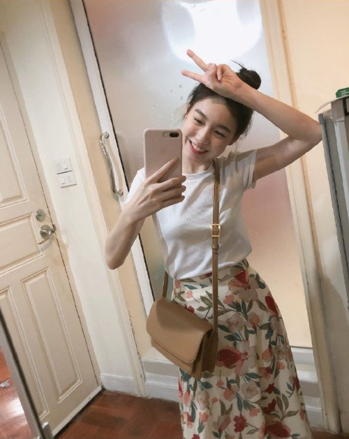 泰国美女图片 00后泰国女孩Loverrukk初恋脸图片 19