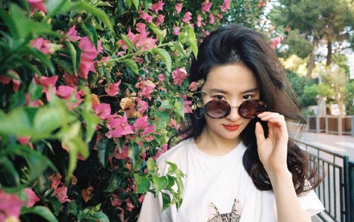 中国美女图片 神仙小姐姐刘亦菲夏日胶片写真 6