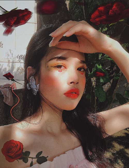 95后射手座女生图片 清纯校花美女图片 6