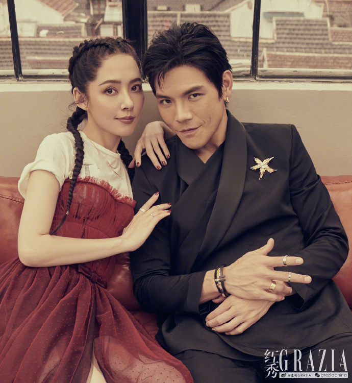 港台艺人向佐郭碧婷《Grazia红秀》杂志封面图片 6