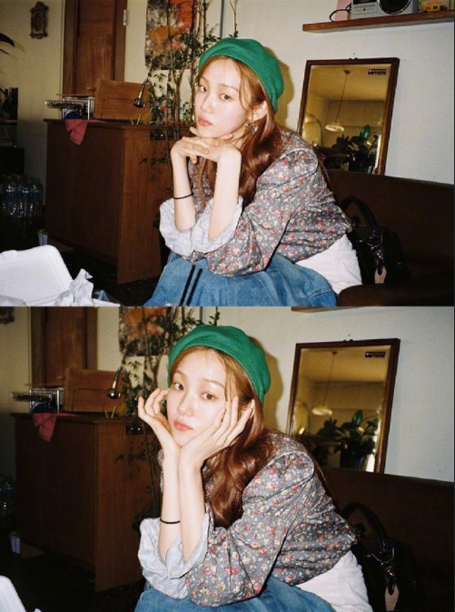 韩国美女图片 韩国女明星李圣经私服穿搭图片 3