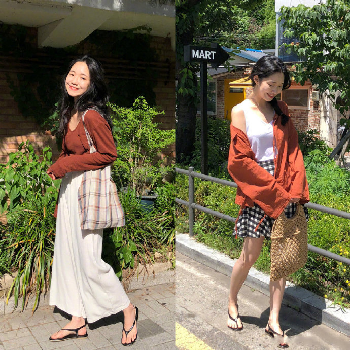 网络美女图片 舒适随性的夏季出游穿搭参考 8