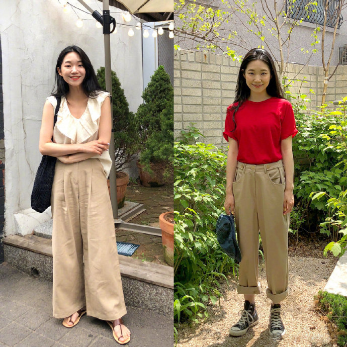 网络美女图片 舒适随性的夏季出游穿搭参考 9