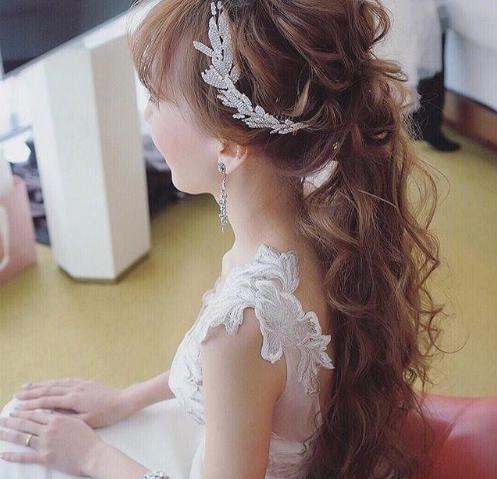 婚礼新娘发型图片 从头美到脚 3