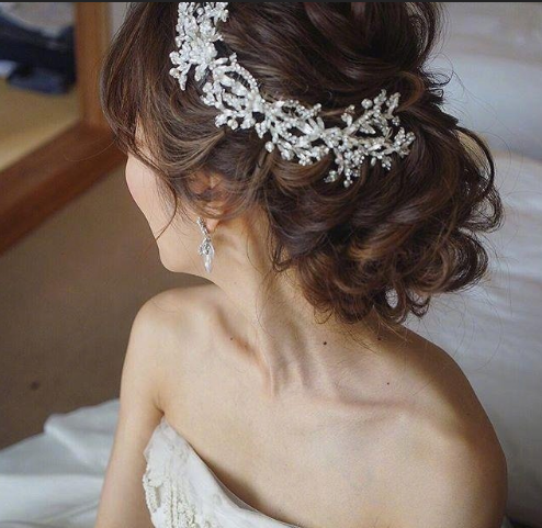 婚礼新娘发型图片 从头美到脚 7