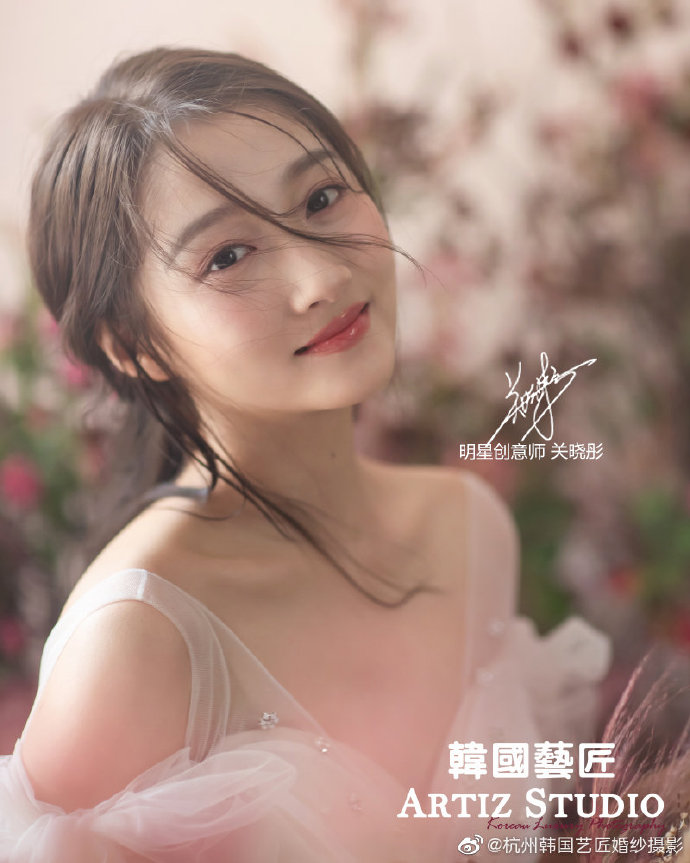 中国美女图片 女明星关晓彤婚纱图片 3