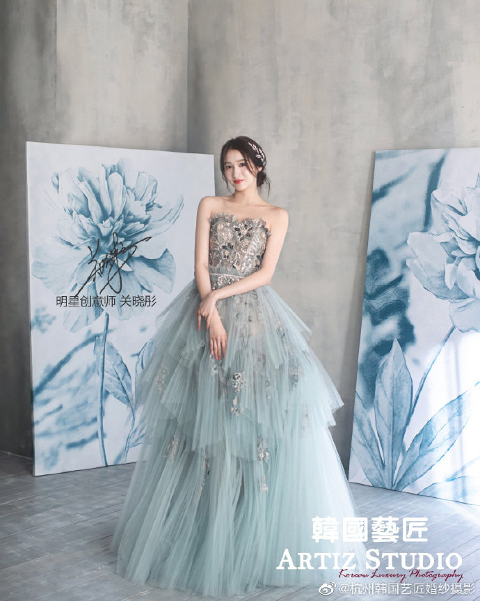 中国美女图片 女明星关晓彤婚纱图片 8