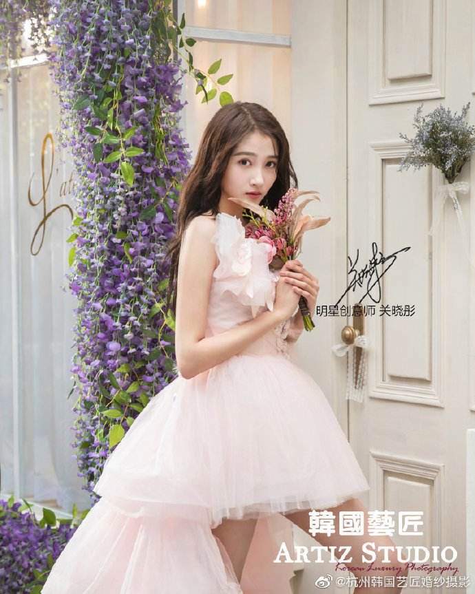中国美女图片 女明星关晓彤婚纱图片 9