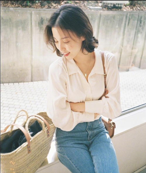 极品美女图片 法式优雅随性穿搭参考 3