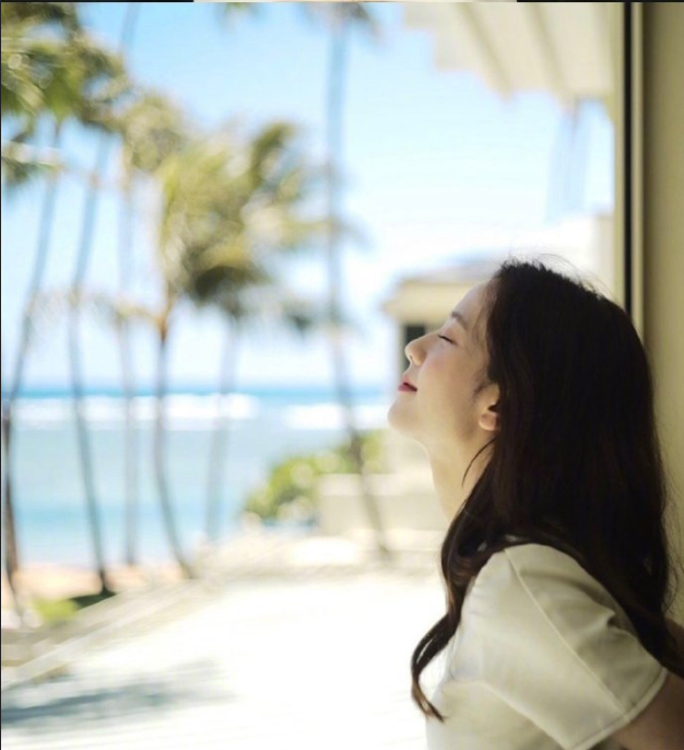 韩国美女图片 韩国女团BLACKPINK成员金智秀游客照 6