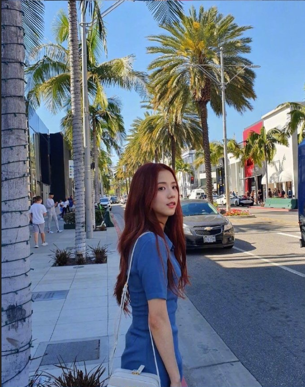韩国美女图片 韩国女团BLACKPINK成员金智秀游客照 8