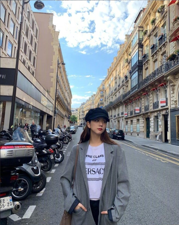韩国美女图片 韩国女团BLACKPINK成员金智秀游客照 12