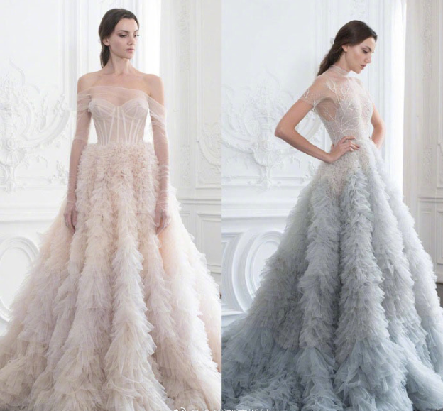 澳大利亚仙牌Paolo Sebastian 2018秋冬新款婚纱图片 3