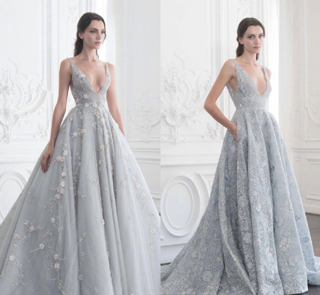 澳大利亚仙牌Paolo Sebastian 2018秋冬新款婚纱图片 6