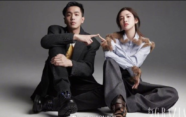 明星夫妻张若昀&唐艺昕《红秀》七夕大片 5