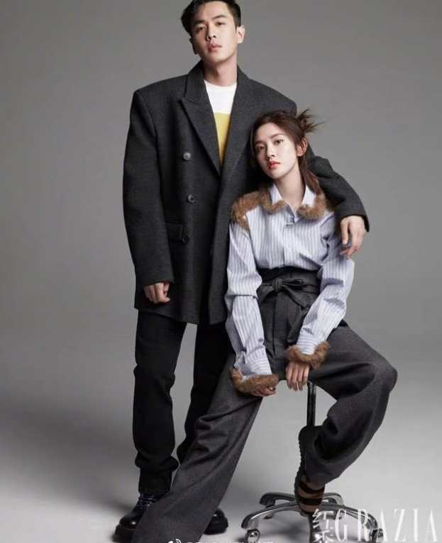 明星夫妻张若昀&唐艺昕《红秀》七夕大片 7