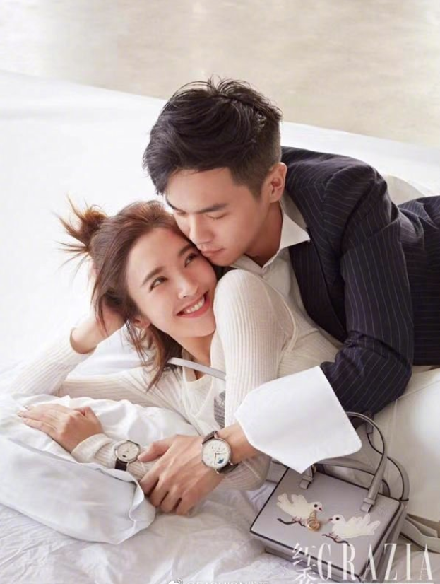 明星夫妻张若昀&唐艺昕《红秀》七夕大片 8