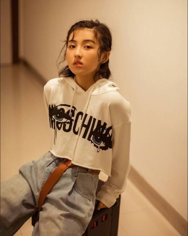 中国美女图片 童星张子枫生活穿搭集 3