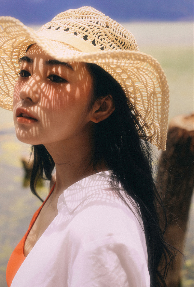 唯美美女图片 四川美女海边唯美写真图片 5