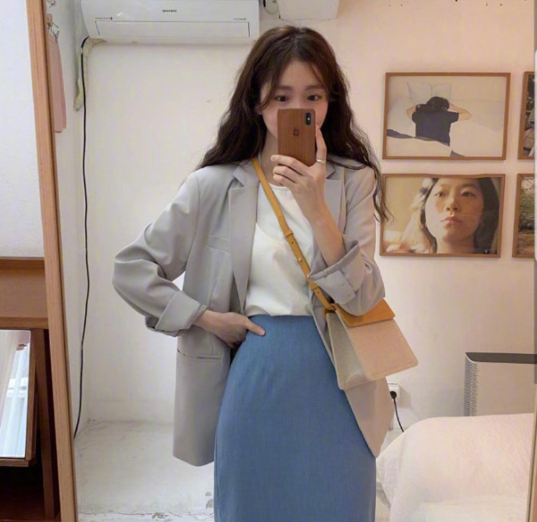 韩国美女图片 时尚博主ssomdu简约气质穿搭参考 15