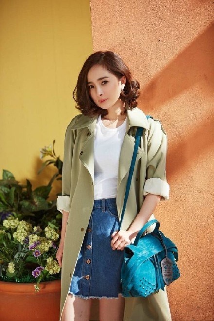 中国美女图片 女明星杨幂短发图片 4
