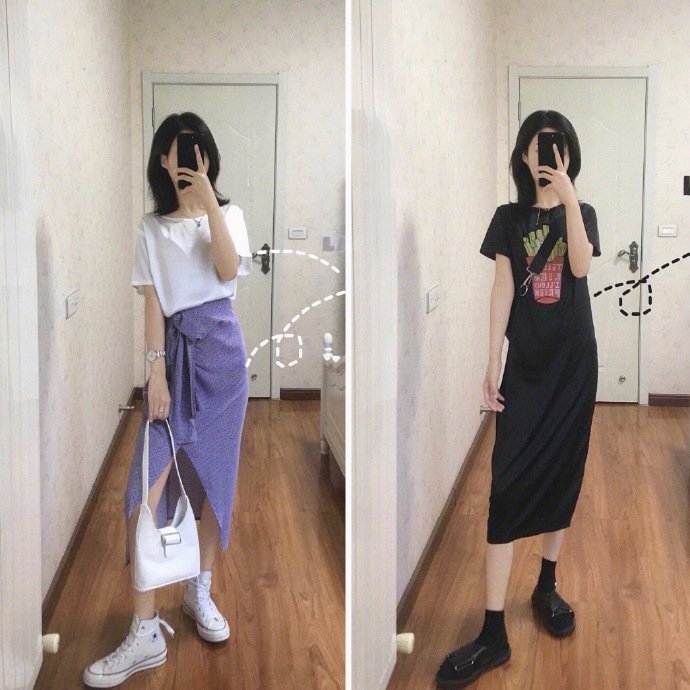 简约舒适的夏季穿搭图片 5