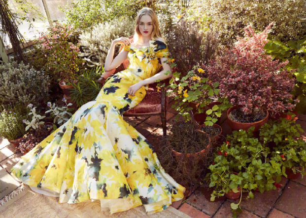 时装Marchesa Pre-Fall2019浪漫花裙礼服图片 10