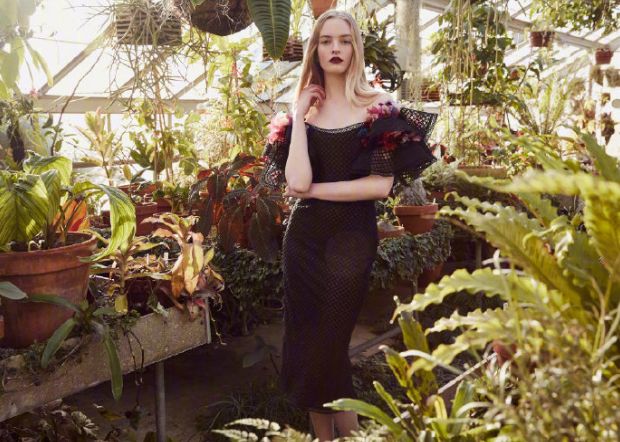 时装Marchesa Pre-Fall2019浪漫花裙礼服图片 12