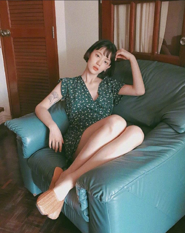 泰国美女图片 泰国女孩meiinpsn​复古文艺穿搭图 8