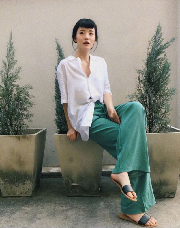 泰国美女图片 泰国女孩meiinpsn​复古文艺穿搭图 14