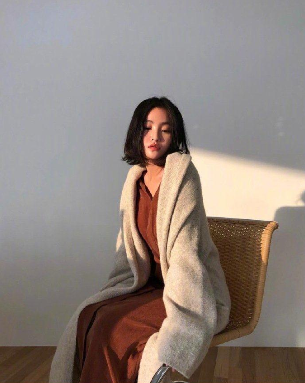 韩国美女图片 时尚博主dawon.m懒散图片 3