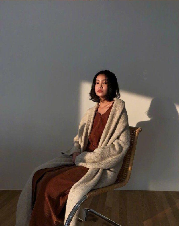 韩国美女图片 时尚博主dawon.m懒散图片 4