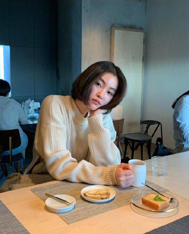 韩国美女图片 时尚博主dawon.m懒散图片 6