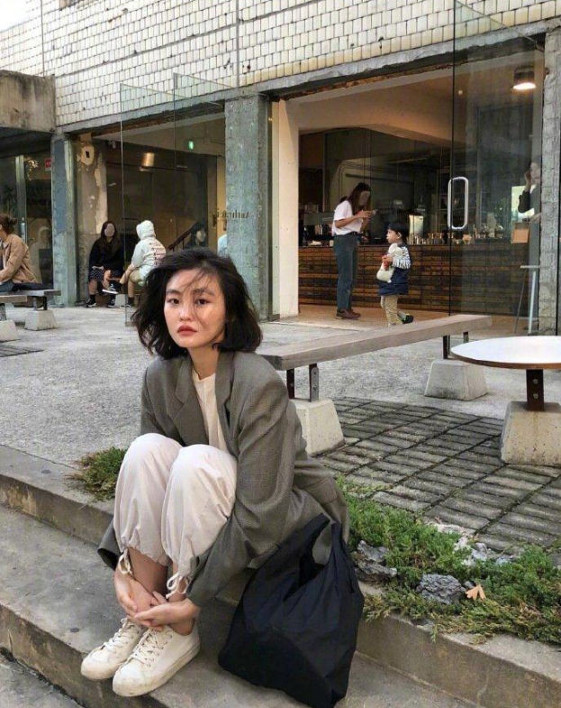 韩国美女图片 时尚博主dawon.m懒散图片 12