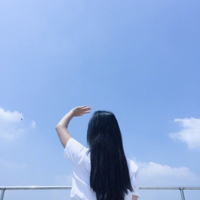 小清新头像女生图片 女生背影头像图片 1