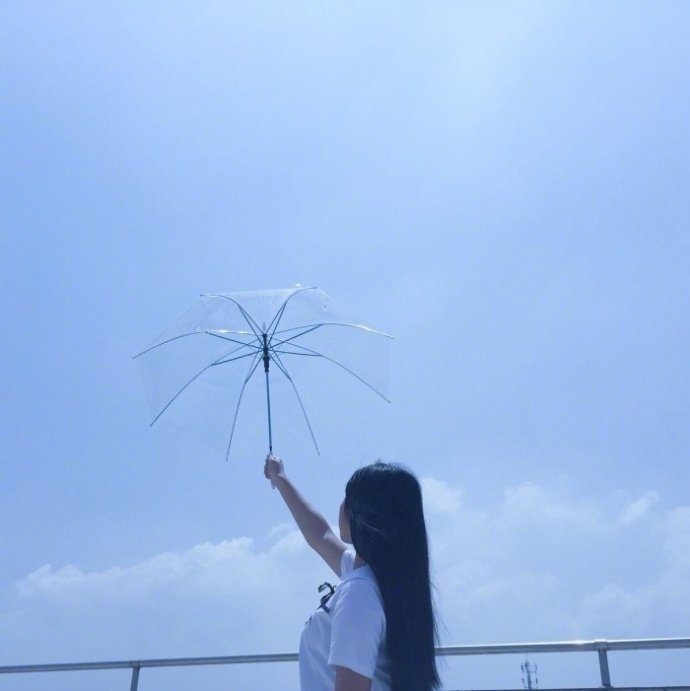 小清新头像女生图片 女生背影头像图片 6