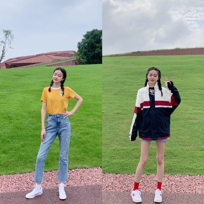 小清新美女图片 18盐甜少女夏日穿搭参考 9