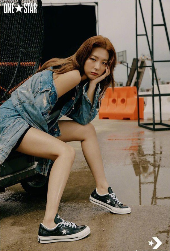韩国美女图片 韩国女歌手姜涩琪Converse广告图片 4